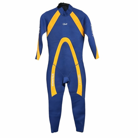 hevto Swim New Hevto Yellow Blue Water Sports Full Piece Neoprene